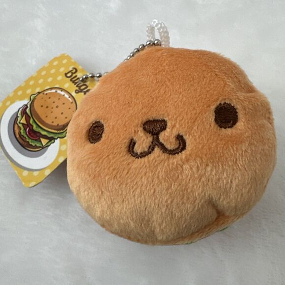 Little Girl Japan Kawaii Lot: Plush Keychai Erasers Panda Burger Cat Milk Koala - Picture 5 of 10